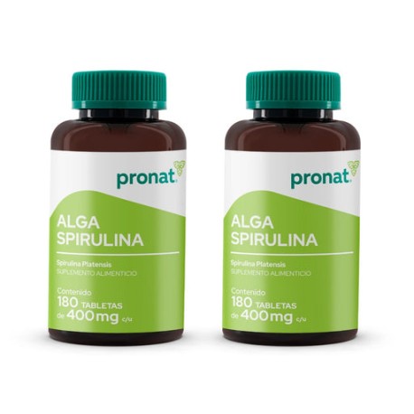 KIT 2 PIEZAS - Alga Spirulina 180 tabls.