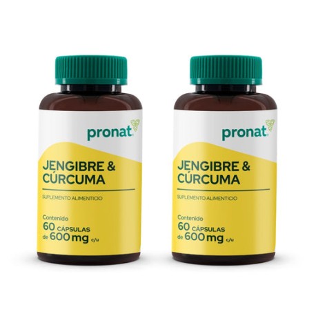 KIT 2 PIEZAS - Jengibre y Cúrcuma 60 caps