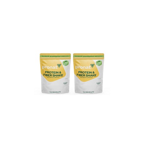 KIT 2 PIEZAS - Protein & Fiber manzana verde 450g
