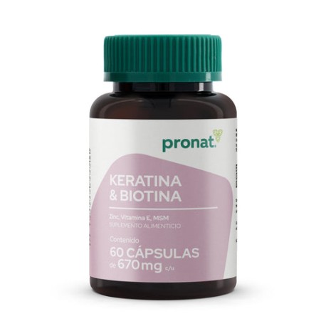 Keratina & Biotina 60 Cápsulas- Pronat