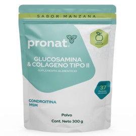 Glucosamina & Colágeno Tipo II polvo 300g