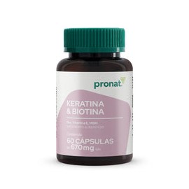 Keratina & Biotina 60 Cápsulas- Pronat