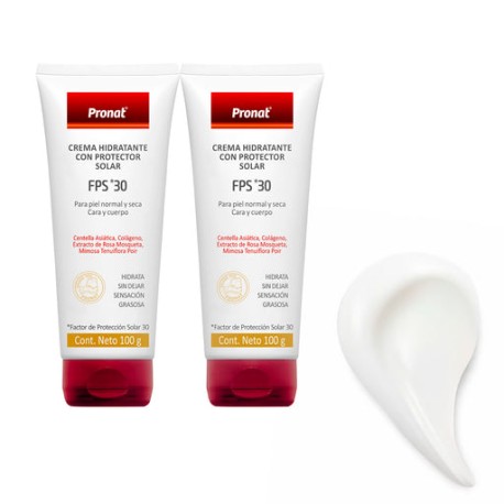 KIT 2 PIEZAS - Crema Hidratante FPS-30 100 g.