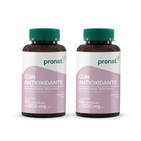 KIT 2 PIEZAS - Resveratrol CON ANTIOXIDANTE 60 caps