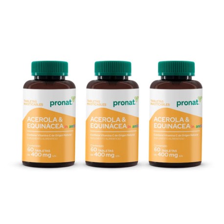 KIT 3 PIEZAS - Acerola y Equinácea Infantil 60 Tab