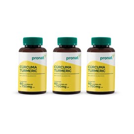 KIT 3 PIEZAS - Cúrcuma Turmeric 60 caps