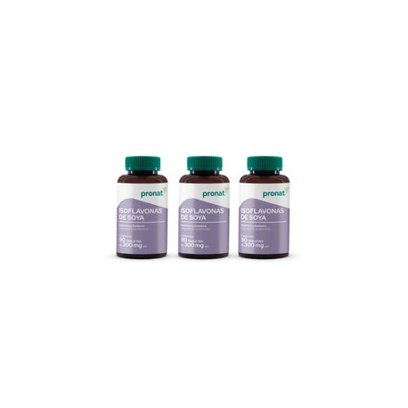 KIT 3 PIEZAS - Isoflavonas de Soya 90 tabletas