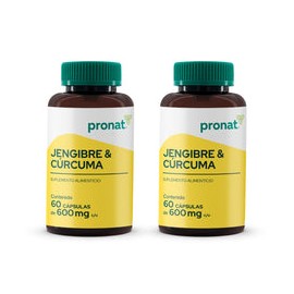 KIT 2 PIEZAS - Jengibre y Cúrcuma 60 caps