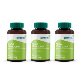 KIT 3 PIEZAS - Alga Spirulina 180 tabls.