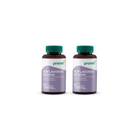 KIT 2 PIEZAS - Isoflavonas de Soya 90 tabletas