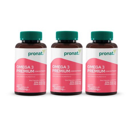 KIT 3 PIEZAS - Omega 3 Premium concentrado 60 caps